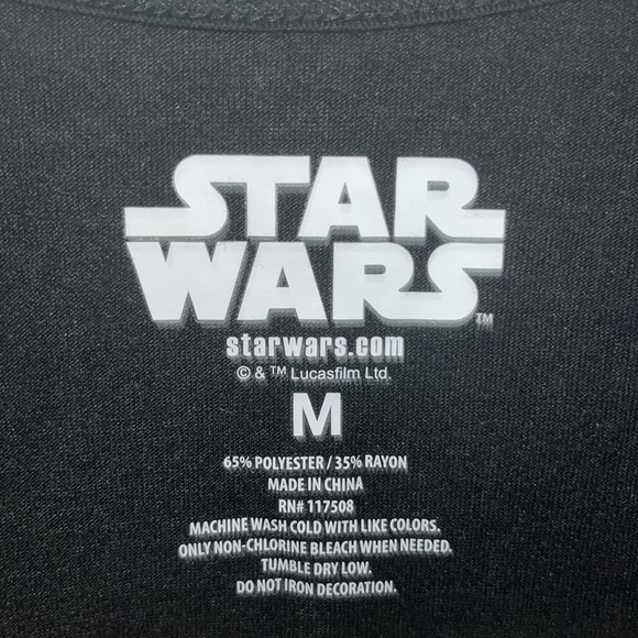 NWOT Star Wars Come To The Darkside Baseball Style Shirt - Picture 3 of 5